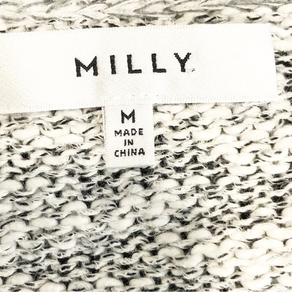 Milly couture marble embroidered Raffia sweatshirt and Sweater - Picture 5 of 9
